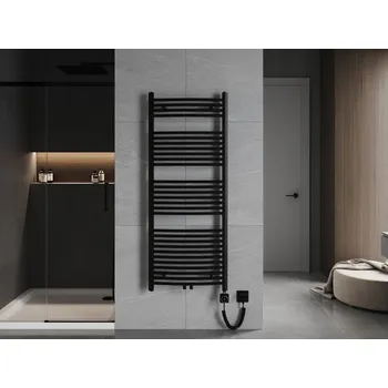 Mexen Ares, elektrické topné těleso 1500x600 mm + topná tyč 900 W, černá, W102-1500-600-6900-70