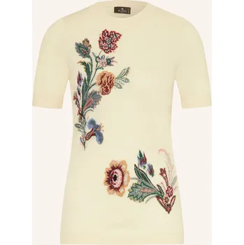 Dámské tričko Etro Dámské Úpletové Tričko S Třpytivou Přízí, tmavě žlutá /...