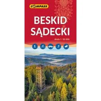 Cestování Mapa - Beskid Sądecki 1:50 000 - praca zbiorowa [PL] (2025, Compass)