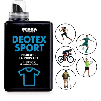 Prací gel Probiotický prací gel na sportovní a funkční oblečení proti zápachu | DEOTEX® SPORT | hloubkově čistí & chrání vlákna | 30 praní