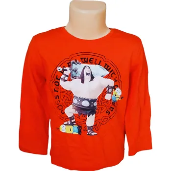 Chlapecké tričko Sun City Chlapecké tričko MIMONI dlouhý rukáv oranžové Barva: Oranžová, Velikost: 98