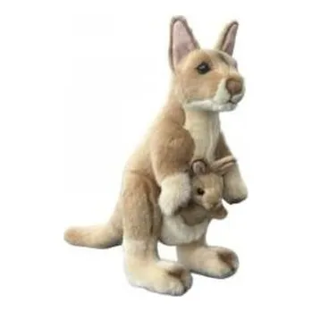 plyšák Kangur z młodym 30cm