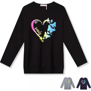 KUGO DÍVČÍ TRIKO "BEAUTY" Barva: černá, Velikost: 158