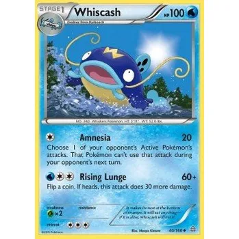 Karetní hra Pokémon PRC 040/160 Whiscash - Primal Clash Stav: Near Mint, Verze: NORMAL
