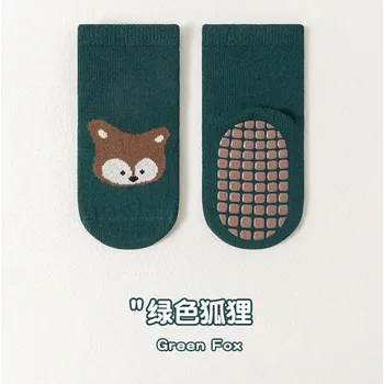 Sada 6 párů ponožek s velkým protiskluzovým potiskem Velikost: 1-3T, Barva (Varianta): 1 Pair Sock A