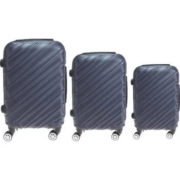 Sada 3 kufrů skořepinových LA3 tmavě modrá