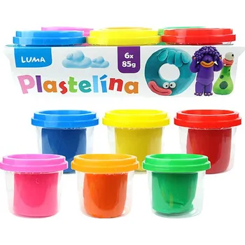 Výtvárné potřeby LUMA měkká v kelímku, 6 x 85 g