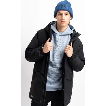 Chlapecká mikina Reporter Young | Chlapecká světle modrá zateplená mikina s kapucí a potiskem - Barva MODRÁ, Velikost 152 243-0551B-21-400-1