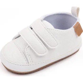 Chlapecké tenisky Dětské protiskluzové tenisky s měkkou podrážkou Velikost: 7-12M, Barva (Varianta): Bílá