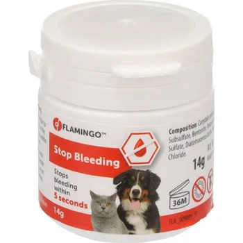 Lék pro psa a kočku Prášek na zástavu drobného krvácení FLAMINGO Dalko 14g