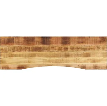 Konferenční stolek vidaXL Stolní deska s výřezem 160x50x2,5 cm masivní hrubý mangovník [370168] Barva: světle hnědá