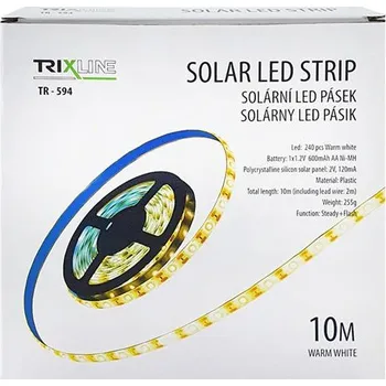 LED páska Trixline TR 594 solární LED pásek IP44 10 m