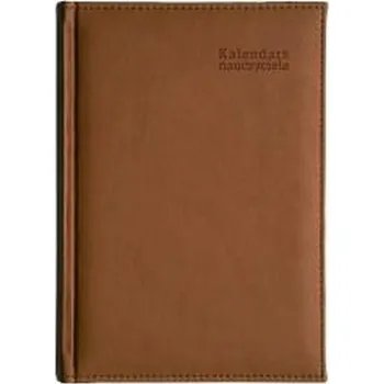 Diář Kalendarz naucz. 2025/2026 B5 tyg. Vivella brązowy