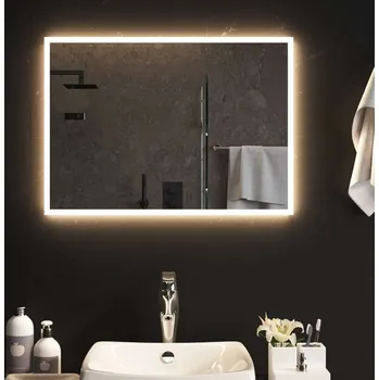 Zrcadlo vidaXL Koupelnové zrcadlo s LED osvětlením 50x70 cm [3154078]