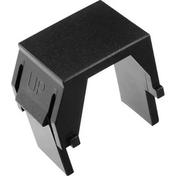 Rozvaděč OEM Záslepka do modulárního patch panelu, černá - 10ks LX-8203I-10/BK