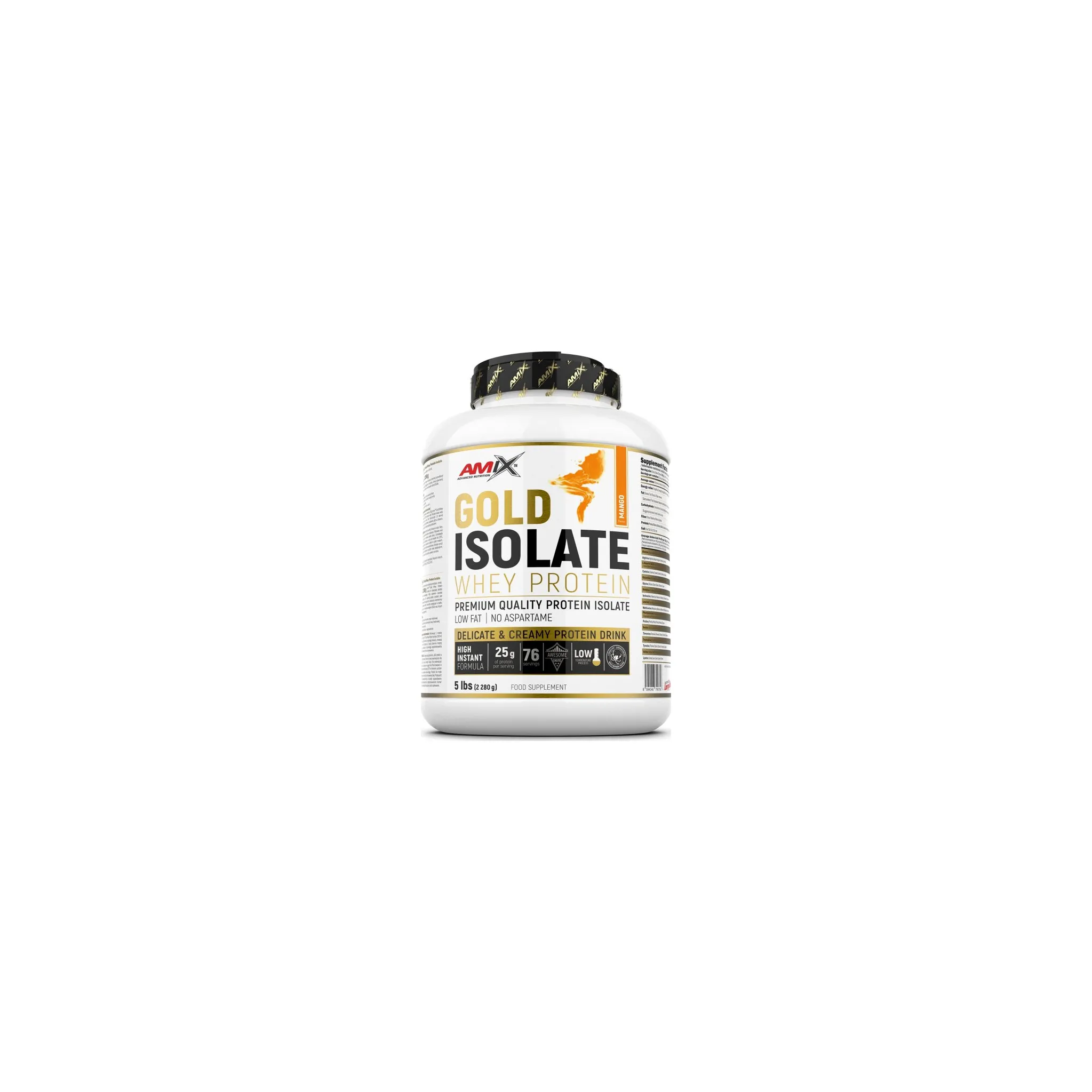 Fotografie 1 - Protein Amix Gold Whey Protein Isolate 2280 g mango