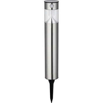 Nástěnné svítidlo Sylvania 0054043 LED zahradní solární sloupek Gizmo 1x1,3W | 58lm | 4000K | IP54 - nerez