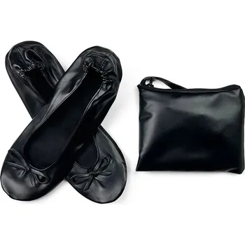 Dámské pantofle Skládací domácí pantofle s měkkou podrážkou Velikost: 39-40 L, Barva (Varianta): Černá