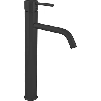 Vodovodní baterie SEINA - Umyvadlová vysoká baterie bez výpusti, Černá matná SE923.5CMAT, RAV Slezák