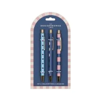 Zestaw 3 długopisów A Dopo Eye, Moon, Stripe