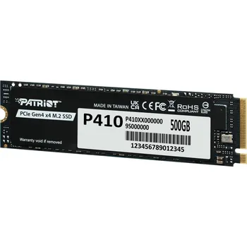 SSD disk PATRIOT P410 500GB SSD / Interní / M.2 PCIe Gen4 x4 NVMe / 2280