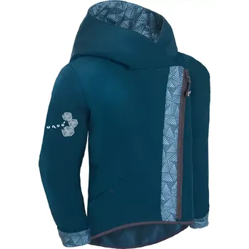 Unuo Dětská softshellová bunda s fleecem Cross Kobaltová Sharp Kluk 122/128