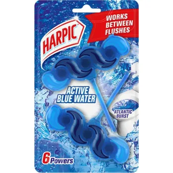 Mýdlo Závěsné WC mýdlo HARPIC Blue Water Atlant, 2x35g.