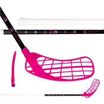 Florbalová hůl SALMING Midlite Hawk F35 JR Black/Mixed 67(78 R) - 67 (78) cm/Pravá ruka dole