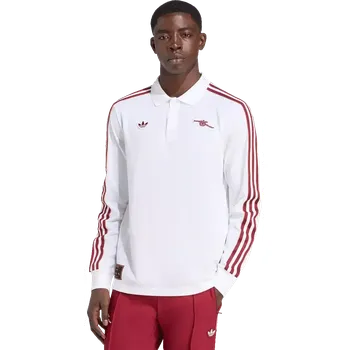 Pánská košile Pánské polo tričko Adidas Arsenal FC 25/26 Terrace Icons DR bílé