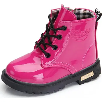 Chlapecká zimní obuv Dětské zateplené zimní boty s hrubou podrážkou Velikost: 36, Barva (Varianta): Červená