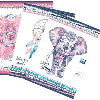 Oxford Školní sešit Boho 444 A4 linkovaný mix barev Sešit Oxford Školní sešit Boho 444 A4 linkovaný mix barev