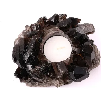 Svícen Magieprirody.cz Záhněda drúza svícen 0.740 kg - svícen na svíčku přírodní #K1522