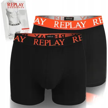 Boxerky Spodní Prádlo Boxerky Replay černé, velikost M