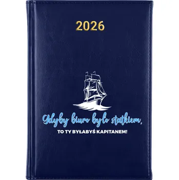 Kalendář Knižní kalendář 2026 A5 modrý