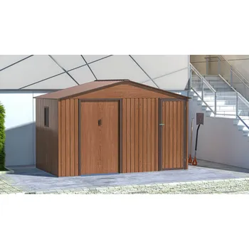 Zahradní domek Hardmaister Zahradní domek FALCON 340x194 cm Walnut cold grey