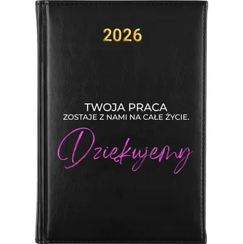 Kalendář Knižkový kalendář 2026 A5 černý