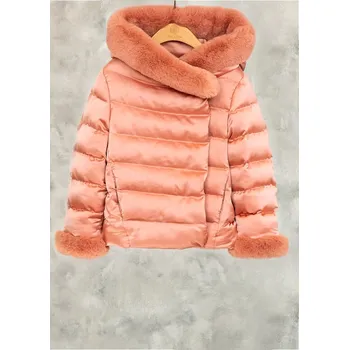 Dívčí bunda Luxusní zimní bunda abel and lula 5829 růžová Rozměr: 128 (8 let)