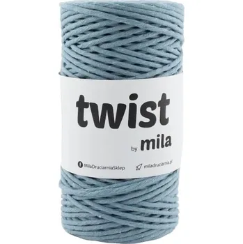 Příze Bavlněná šňůra TWIST MILA 100m - Holubí Síla: 3 mm