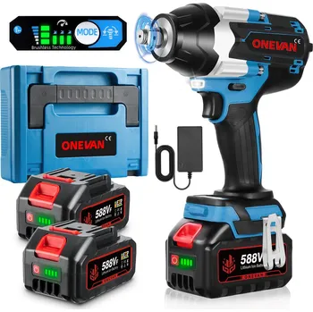 1800 Nm aku rázový utahovák bezkartáčový klíč na kola 1/2"