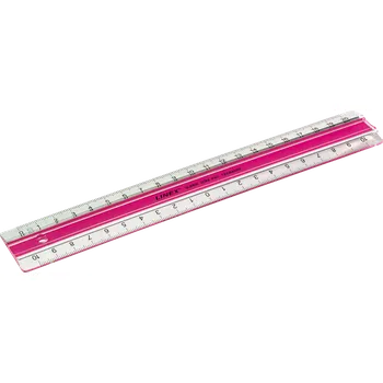 pravítka Pravítko LINEX Super Series 20 cm, růžová