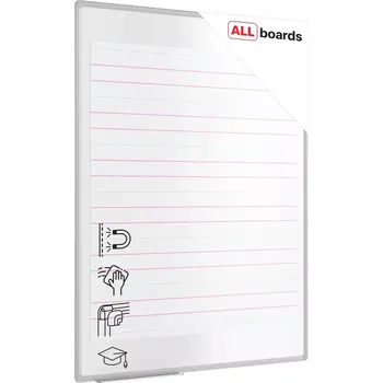 ALLboards, Magnetická tabule 120x90 cm - linky pro výuku psaní,PL1293L