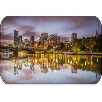 Koupelnová předložka KOUPELNOVÁ PŘEDLOŽKA PŘÍRODA PROTISKLUZOVÁ RYCHLESCHNOUCÍ VODĚODOLNÁ