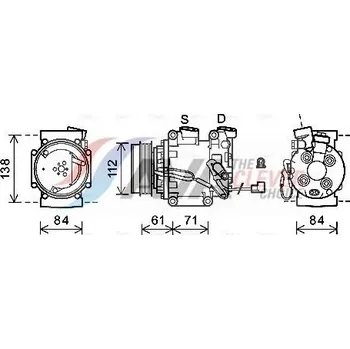 Kompresor klimatizace Kompresor, klimatizace AVA HDAK275