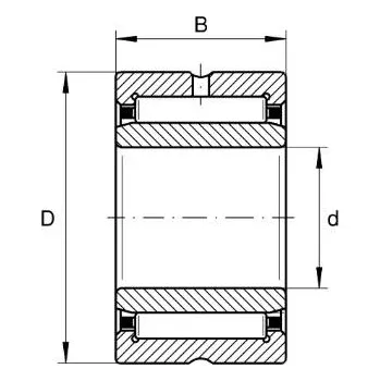 NA 69/22 INA Jehlové ložisko s vnitřním kroužkem