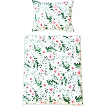 Povlečení Povlečení do postýlky, 2D sada - Divoké růžičky, Velikost povlečení 120x90