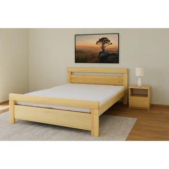 Postel Postel z masivu borovice 3,5 cm Tilo 180x200 cm + rošt ZDARMA