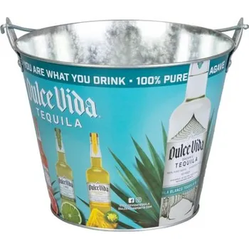 kbelík Vědro , 7 l, na chlazení lahví, kovové