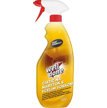 Well Done Čistící prostředek na nábytek se včelím voskem 750 ml
