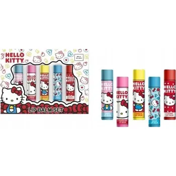 Péče o rty Hello Kitty BALZÁM NA RTY 5ks - Sada balzámů na rty Hello Kitty 0316