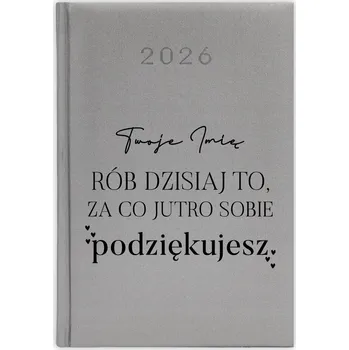 Kalendář Knižkový kalendář 2026 A5 stříbrný